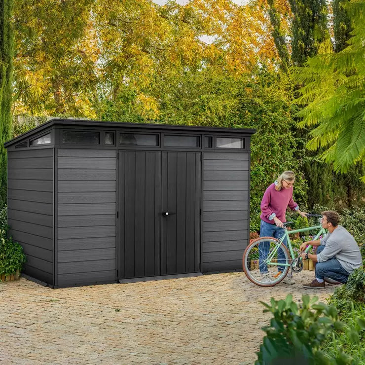 Keter Cortina 11ft x 7ft Grey Composite Garden Storage Shed