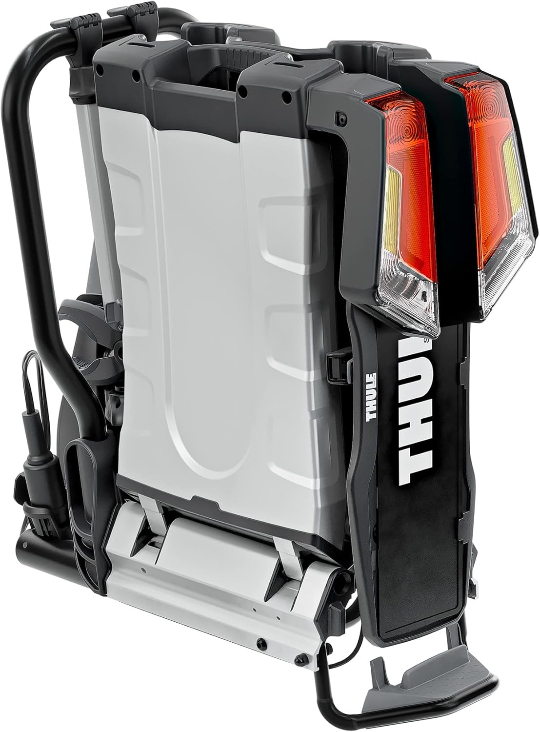 Thule EasyFold XT Fahrradträger für 2 Fahrräder, schwarz/Aluminium-Kupplung